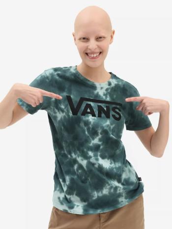 Vans Cloud Wash Logo Crew Triko Modrá