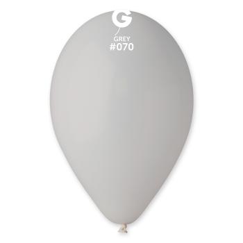 Svet balonku Balónek pastelový - šedý 26 cm 100 ks
