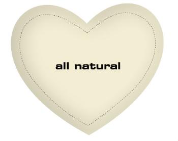 Polštář Srdce All natural