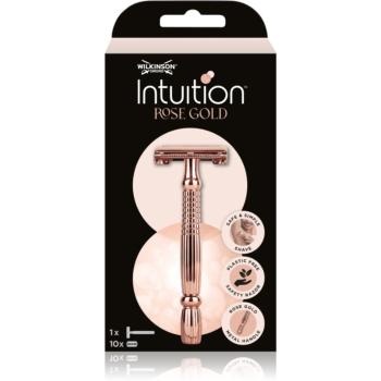 Wilkinson Sword Intuition Rose Gold Razor holicí strojek + náhradní břity