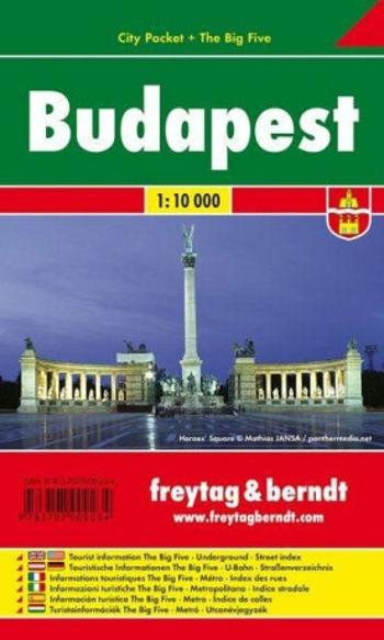 Plán města Budapešť 1:10 000