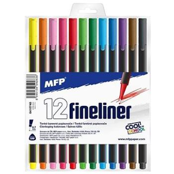 Trojhranný popisovač Fineliner set 12ks (8595138592838)