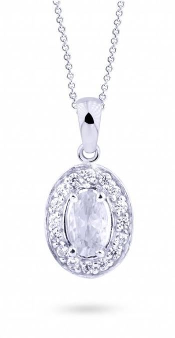 Cutie Jewellery Elegantní přívěsek z bílého zlata se zirkony Z8056-40-10-X-2