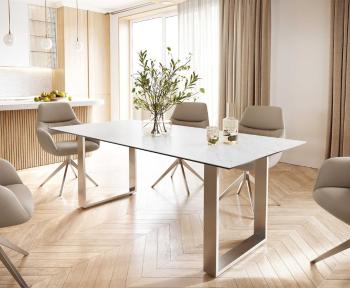 Jídelní stůl Edge 200x100 cm keramika Laminam® Statuarettio