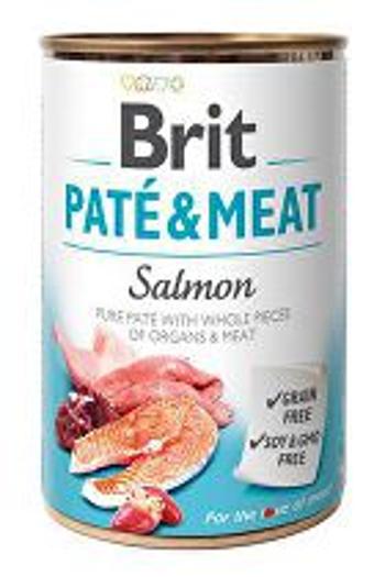 Brit Dog Cons Paté & Meat Salmon 400g + Množstevná zľava