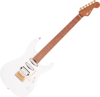 Charvel Pro-Mod DK24 HSS 2PT Caramelized MN Snow White Elektrická kytara