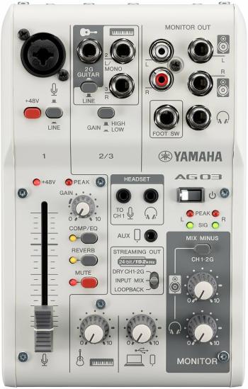 Yamaha AG03 MK2 WH Analogový mixpult