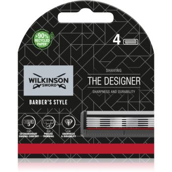 Wilkinson Sword Barbers Style The Architect borotva + 2 tartalékfej 1 db