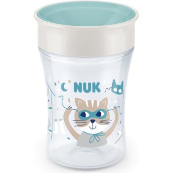 NUK Magic Cup hrnek s víčkem 8m+ Green 230 ml