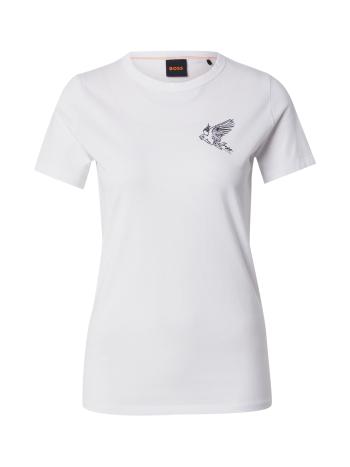 BOSS Póló 'C Elogo 21'  fekete / fehér