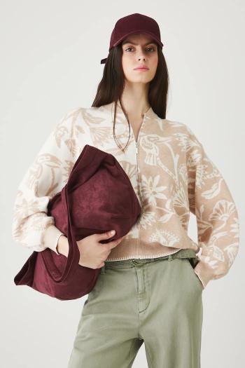 Kardigán Medicine béžová farba, ľahké