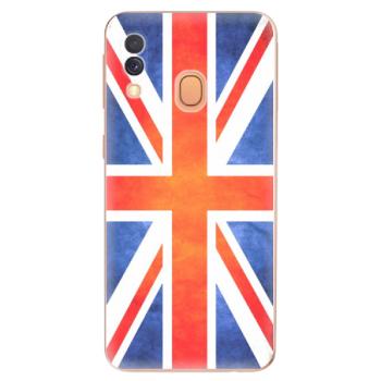 Odolné silikonové pouzdro iSaprio - UK Flag - Samsung Galaxy A40