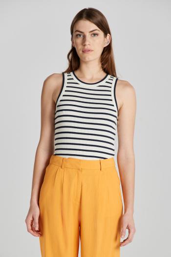 TRIČKO GANT STRIPED TANK TOP EGGSHELL