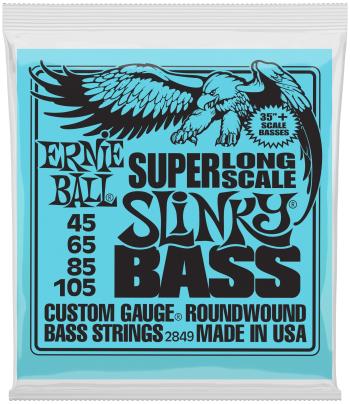 Ernie Ball 2849 Slinky Nickel Wound Super Long Scale Electric Bass 45-