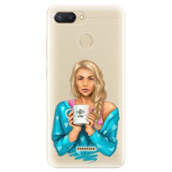 Odolné silikonové pouzdro iSaprio - Coffe Now - Blond - Xiaomi Redmi 6