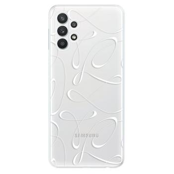 Odolné silikonové pouzdro iSaprio - Fancy - white - Samsung Galaxy A32 5G