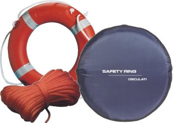 Osculati Ring Lifebuoy + Rope + Cover SET Blue Lodní záchranné prostředky