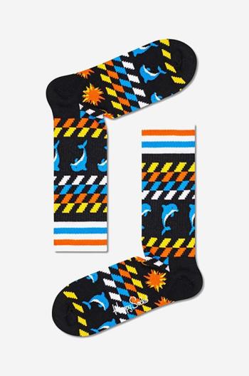 Ponožky Happy Socks černá barva