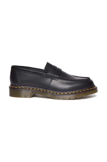 Kožené mokasíny Dr. Martens Penton černá barva, DM30980001