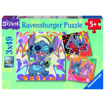 Puzzle Disney: Stitch 3x49 dílků