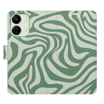 Flipové pouzdro iSaprio - Zebra Green 02 - Xiaomi Redmi 13C