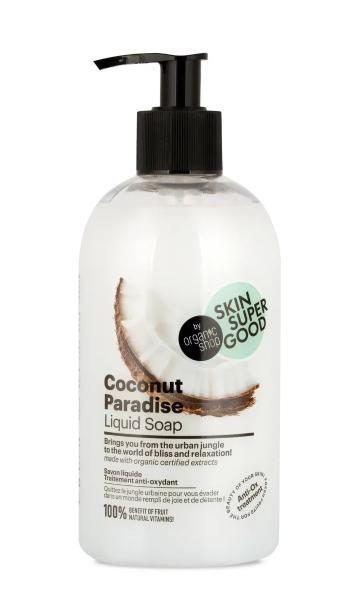 Organic Shop Tekuté mýdlo Kokosový ráj Skin Super Good (Liquid Soap) 500 ml