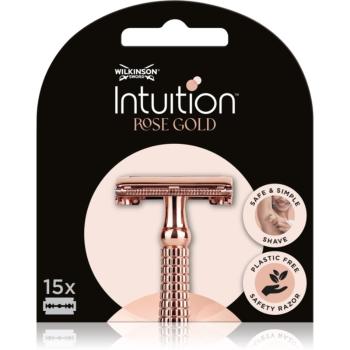 Wilkinson Sword Intuition Rose Gold Blades náhradní břity 15 ks