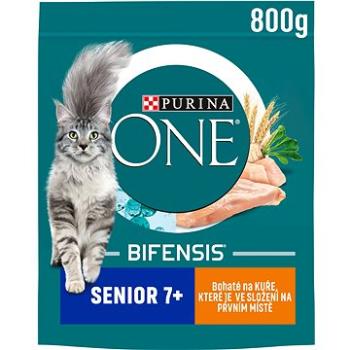 Purina ONE Bifensis Senior 7+ s kuřetem a celozrnnými obilovinami 800 g (7613036939362)