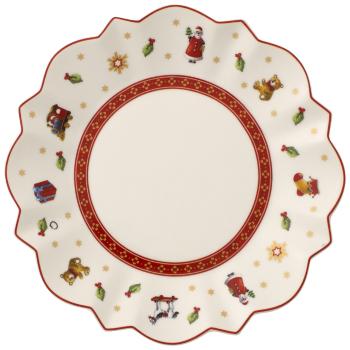 Vánoční talíř, snídaňový - bílý, kolekce Toy's Delight - Villeroy & Boch