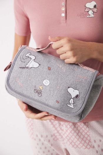 Kosmetická taška women'secret Snoopy růžová barva, 4848828