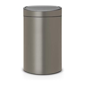 Dotykový odpadkový koš TOUCH BIN NEW Brabantia 23+10 l platinový