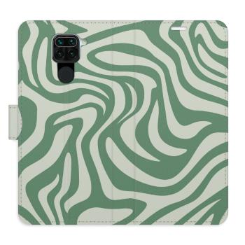 Flipové pouzdro iSaprio - Zebra Green 02 - Xiaomi Redmi Note 9