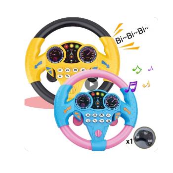Detský multifunkčný volant so zvukom a prísavkou