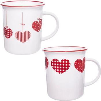 ORION Hrnek porcelánový HOME LOVE 350ml 2ks (127243)