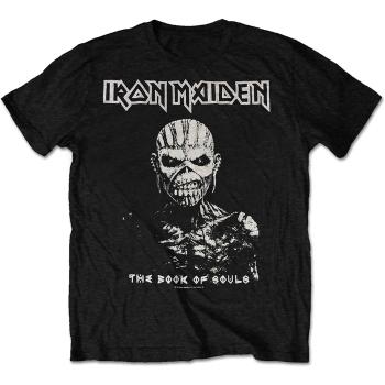 Iron Maiden tričko The Book of Souls White Contrast Čierna XL