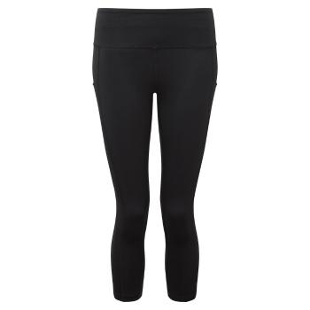 TriDri® Dámské 3/4 legíny z recyklovaného polyesteru - Černá | S