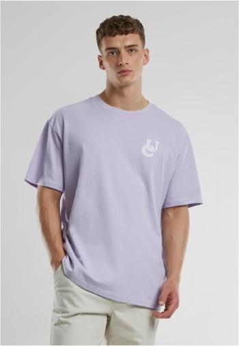 Urban Classics UC Weavy Logo Heavy Oversized Tee lilac - XXL