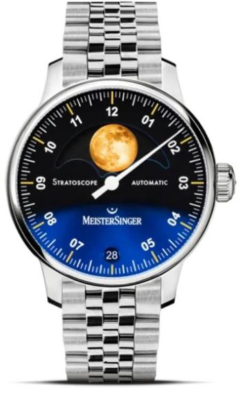 MeisterSinger Stratoscope ST982G - Ocelový náramek