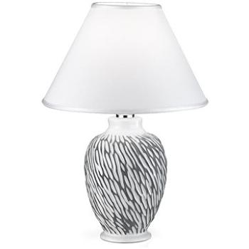 Kolarz A1340.70.Gr - Stolní lampa CHIARA 1xE27/100W/230V bílá/šedá pr. 30 cm (124275)