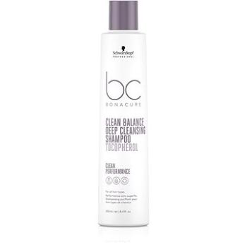 SCHWARZKOPF Professional BC Bonacure Clean Balance Hloubkově čistící šampon 250 ml (4045787726152)