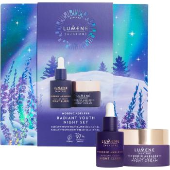 Lumene AJATON Nordic Ageless dárková sada na noc Radiant Youth