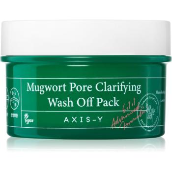 AXIS-Y 6+1+1 Advanced Formula Mugwort Pore Clarifying Wash Off Pack hloubkově čisticí maska se zklidňujícím účinkem 100 ml