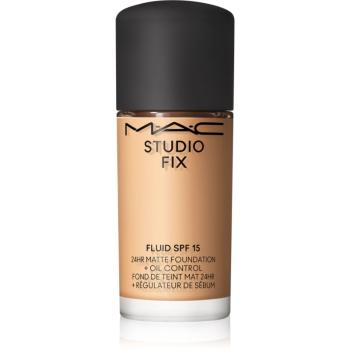 MAC Cosmetics Mini Studio Fix Fluid SPF 15 24HR Matte Foundation + Oil Control matující make-up SPF 15 odstín NC25 15 ml