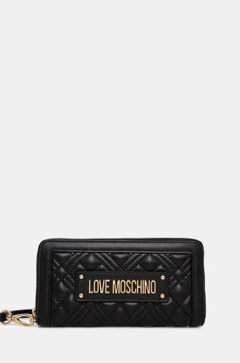 Peněženka Love Moschino černá barva, JC5633PP0L