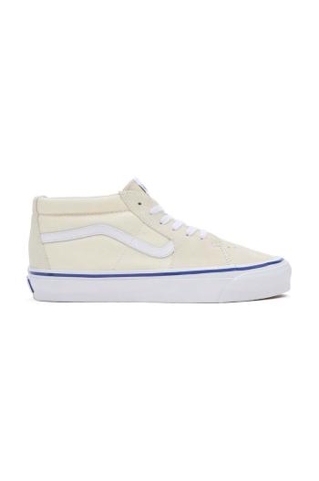 Tenisky Vans Premium Standards Sk8-Mid Reissue 83 béžová farba, VN000CQQOFW1