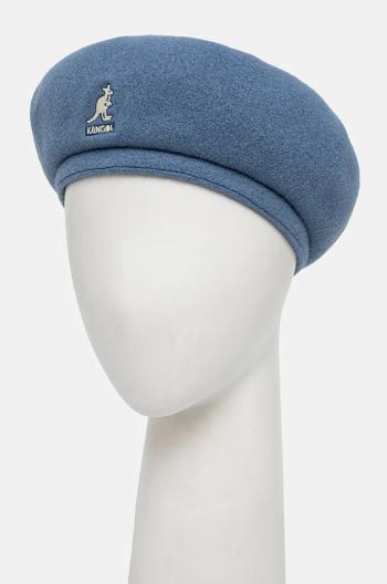 Vlněný baret Kangol WOOL JAX modrá barva, vlněný, K3107ST.DB433