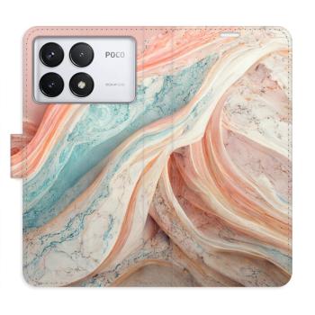 Flipové pouzdro iSaprio - Colour Marble - Poco F6 Pro