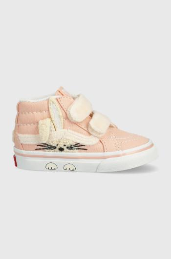 Dětské tenisky Vans SK8 Mid Reissue V Rabbit GARD PCHDS oranžová barva