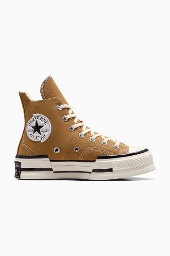 Kecky Converse Chuck 70 Plus dámské, hnědá barva, A12321C