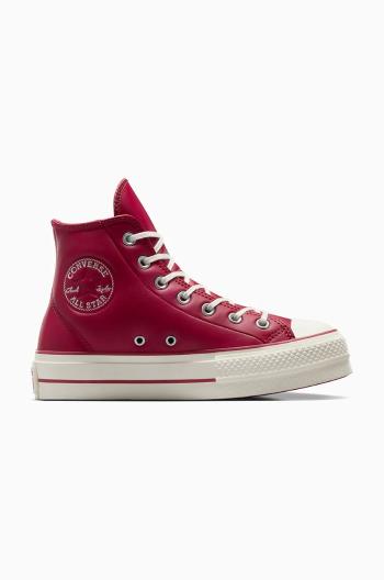 Kecky Converse Chuck Taylor All Star Lift dámské, červená barva, A11161C